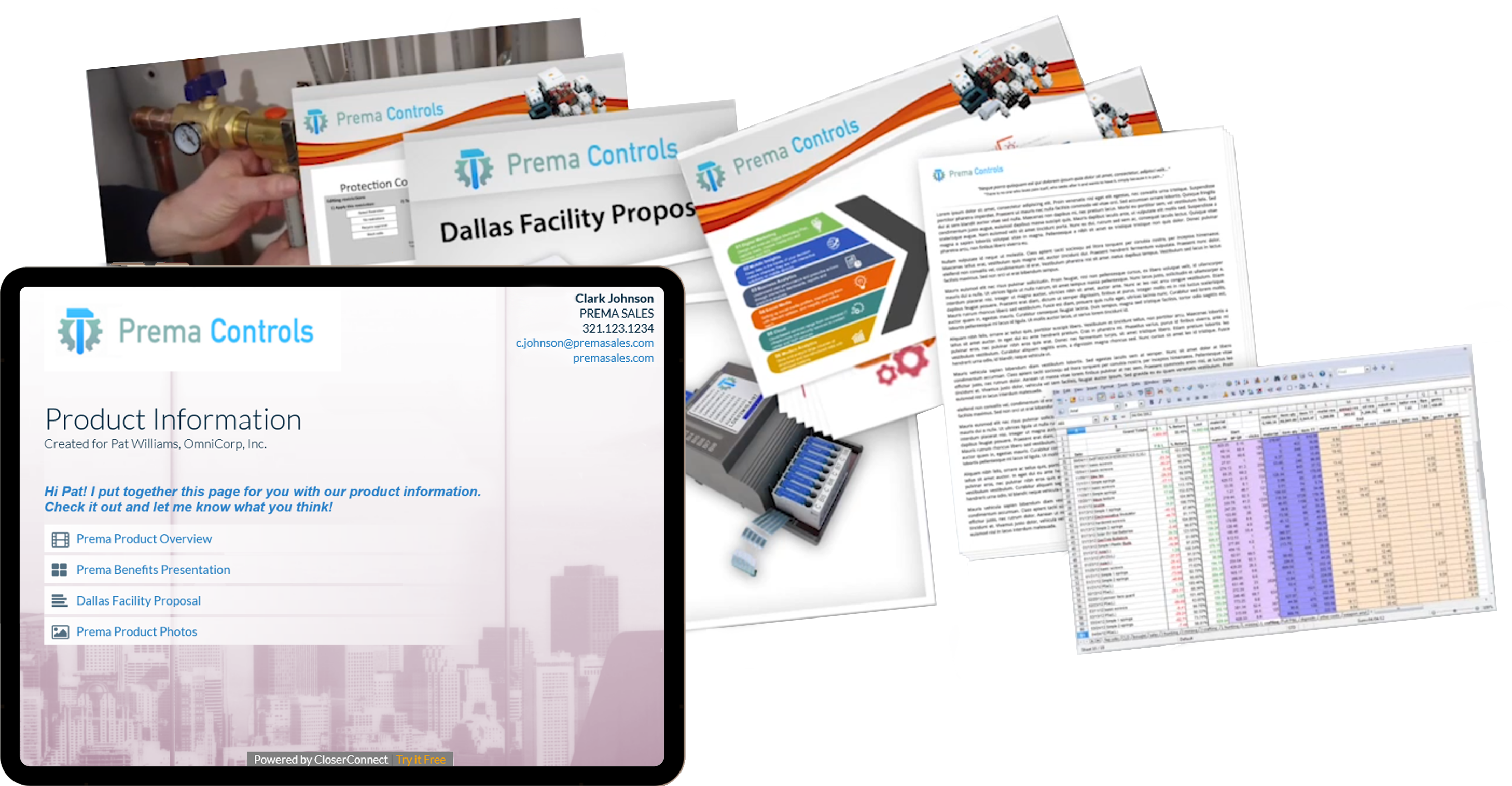 CloserConnect Content Page Example