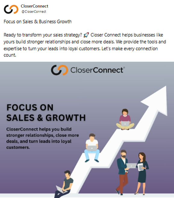 CloserConnect - Visit us on Linkedin!